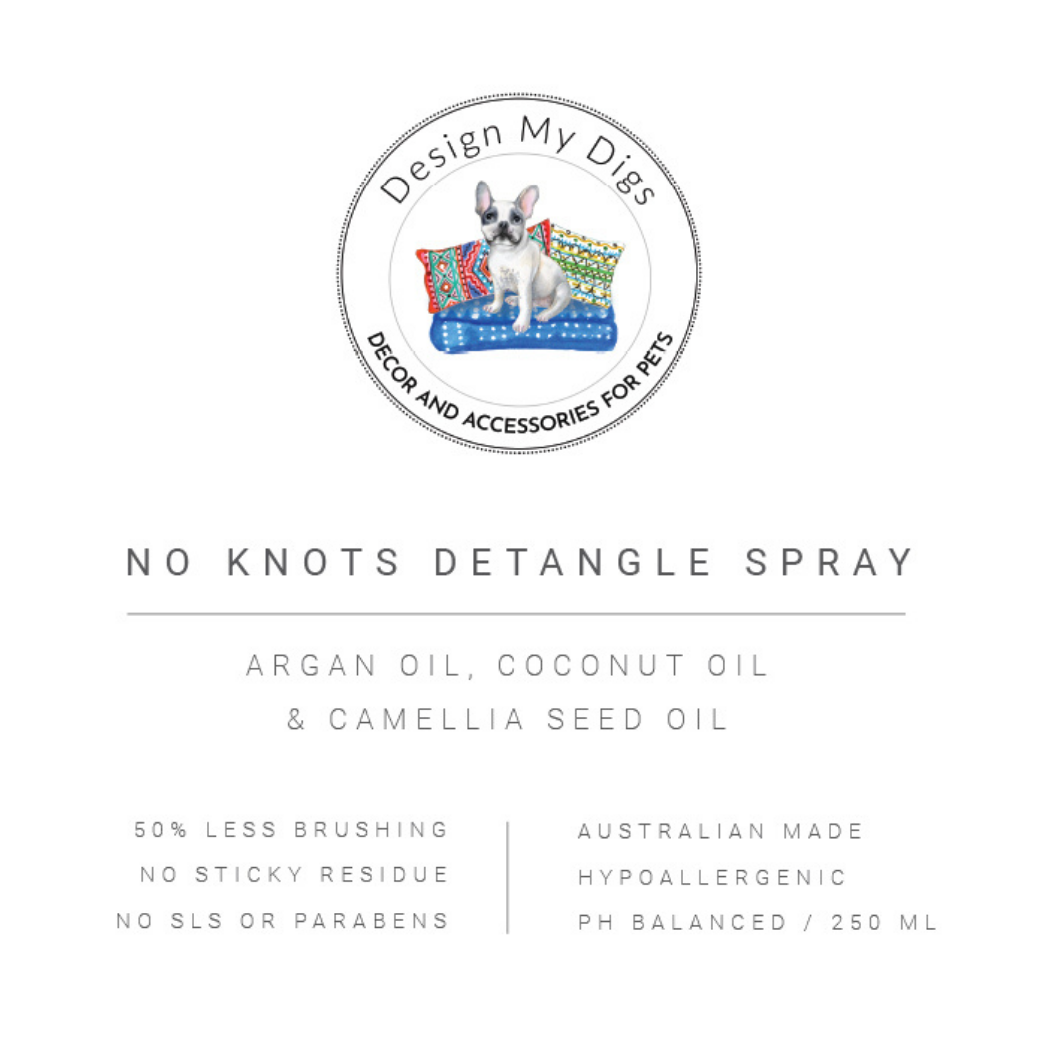 No Knots Dog Shampoo, Conditioner and Detangle Spray 250mL